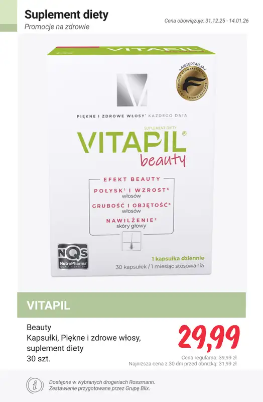 Rossmann - gazetka promocyjna Promocje na ZDROWIE! od piątku 02.01 do środy 14.01 - strona 9