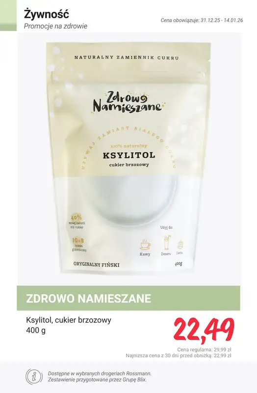 Rossmann - gazetka promocyjna Promocje na ZDROWIE! od piątku 02.01 do środy 14.01 - strona 13