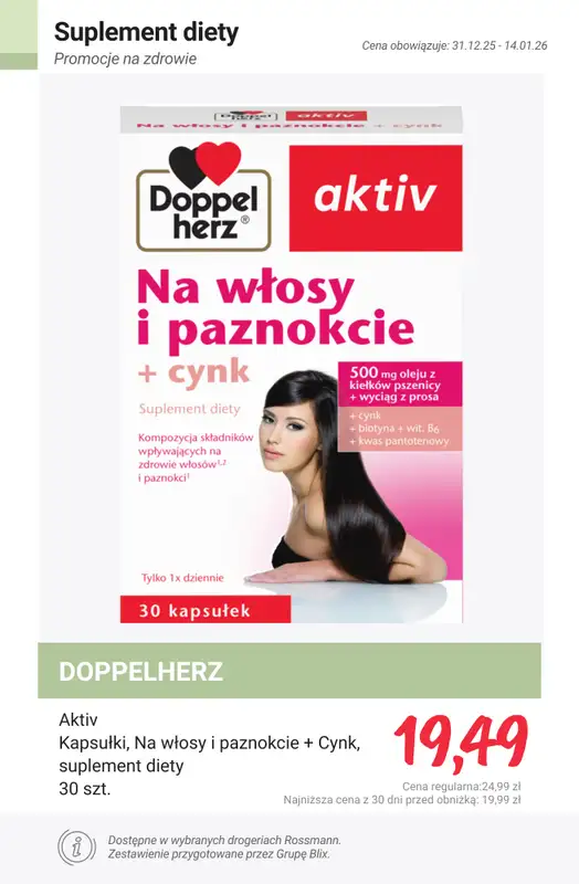 Rossmann - gazetka promocyjna Promocje na ZDROWIE! od piątku 02.01 do środy 14.01 - strona 8