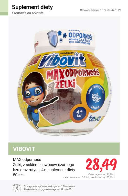 Rossmann - gazetka promocyjna Promocje na ZDROWIE! od piątku 02.01 do środy 07.01 - strona 5