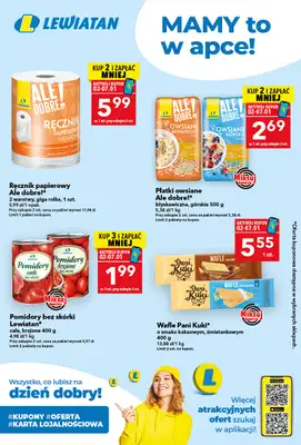 LEWIATAN - gazetka promocyjna Mamy TO w apce! od piątku 02.01 do środy 07.01