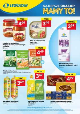 LEWIATAN - gazetka promocyjna Najlepsze okazje? MAMY TO w Lewiatanie od piątku 02.01 do środy 07.01