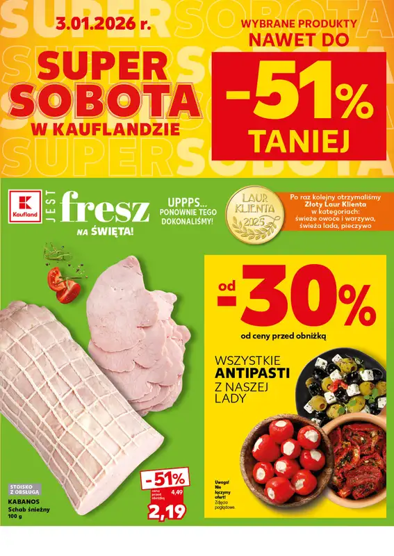 Kaufland - gazetka promocyjna Oferta Kaufland - SUPER SOBOTA   - strona 2