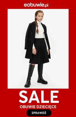 eobuwie.pl - gazetka promocyjna SALE: obuwie dziecięce od piątku 02.01 do czwartku 08.01
