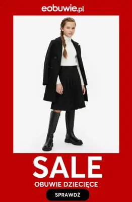 eobuwie.pl - gazetka promocyjna SALE: obuwie dziecięce od piątku 02.01 do czwartku 08.01