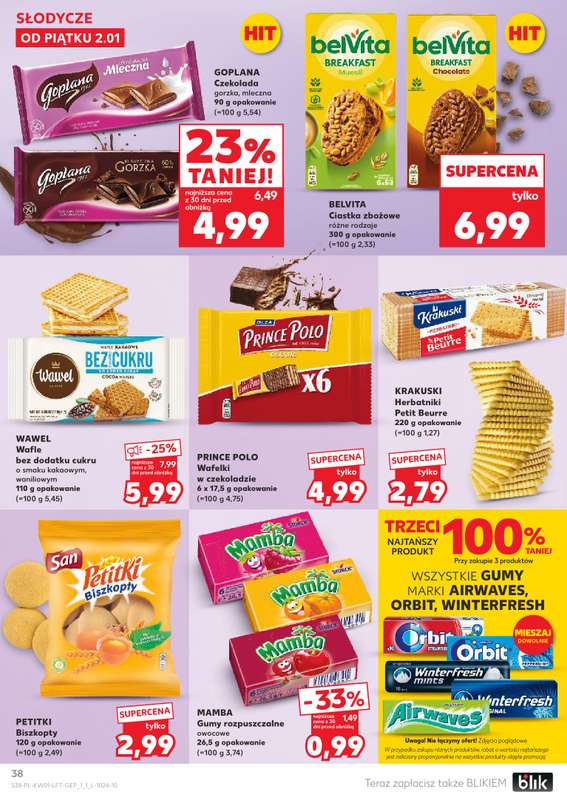 Kaufland - gazetka promocyjna Oferta Kaufland od piątku 02.01 do środy 07.01 - strona 38