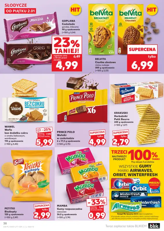 Kaufland - gazetka promocyjna Oferta Kaufland od piątku 02.01 do środy 07.01 - strona 38