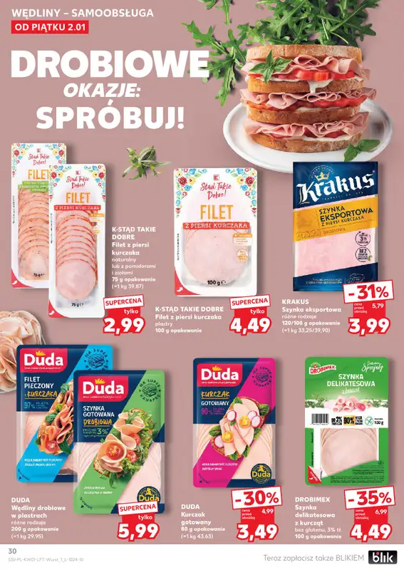 Kaufland - gazetka promocyjna Oferta Kaufland od piątku 02.01 do środy 07.01 - strona 30