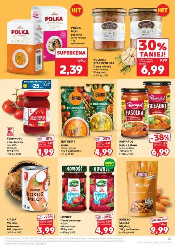 Kaufland - gazetka promocyjna Oferta Kaufland od piątku 02.01 do środy 07.01 - strona 37