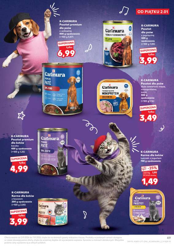 Kaufland - gazetka promocyjna Oferta Kaufland od piątku 02.01 do środy 07.01 - strona 49