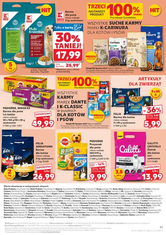 Kaufland - gazetka promocyjna Oferta Kaufland od piątku 02.01 do środy 07.01 - strona 51