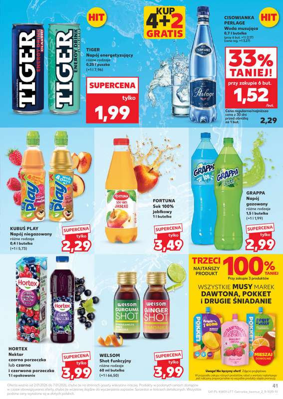 Kaufland - gazetka promocyjna Oferta Kaufland od piątku 02.01 do środy 07.01 - strona 41