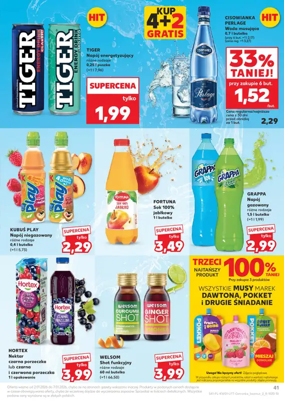 Kaufland - gazetka promocyjna Oferta Kaufland od piątku 02.01 do środy 07.01 - strona 41