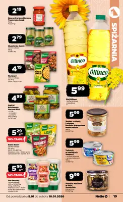 Netto - gazetka promocyjna Gazetka Spożywcza  do soboty 10.01 - strona 19