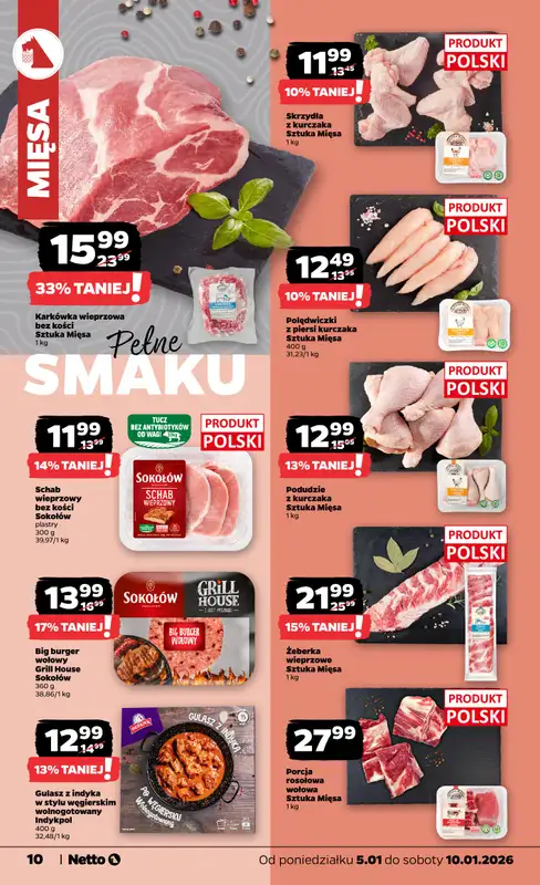 Netto - gazetka promocyjna Gazetka Spożywcza  do soboty 10.01 - strona 10