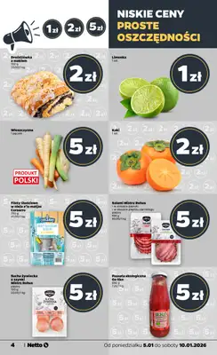 Netto - gazetka promocyjna Gazetka Spożywcza  do soboty 10.01 - strona 4