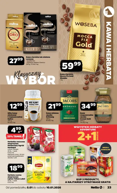 Netto - gazetka promocyjna Gazetka Spożywcza  do soboty 10.01 - strona 23