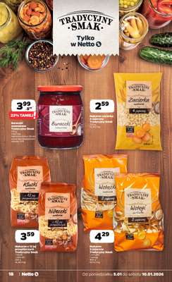 Netto - gazetka promocyjna Gazetka Spożywcza  do soboty 10.01 - strona 18