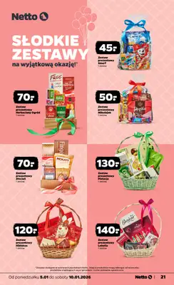 Netto - gazetka promocyjna Gazetka Spożywcza  do soboty 10.01 - strona 21