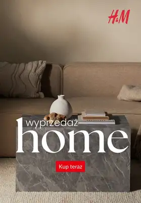 H&M - gazetka promocyjna HOME: wyprzedaż od piątku 02.01 