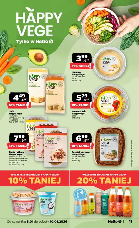 Netto - gazetka promocyjna Gazetka Spożywcza  do soboty 10.01 - strona 11