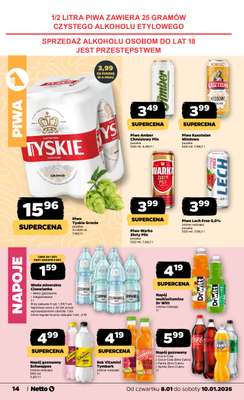 Netto - gazetka promocyjna Gazetka Spożywcza  do soboty 10.01 - strona 14