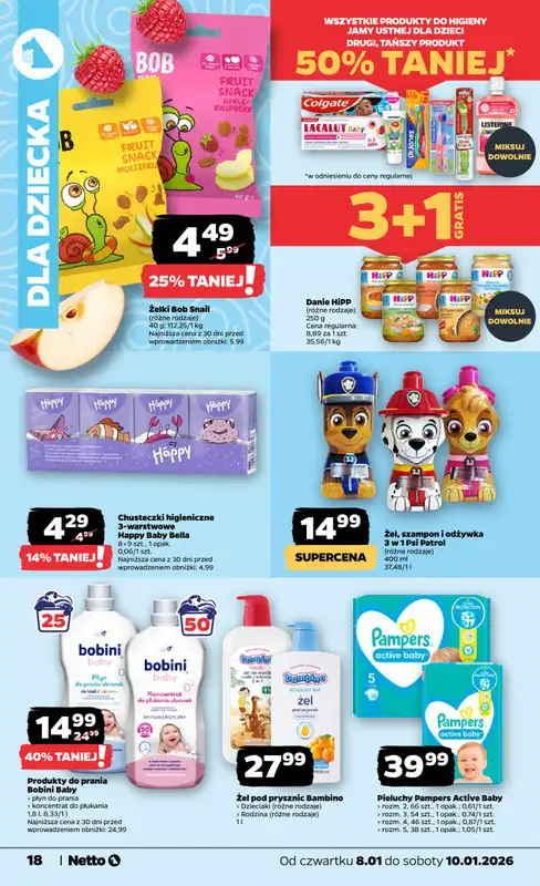 Netto - gazetka promocyjna Gazetka Spożywcza  do soboty 10.01 - strona 18