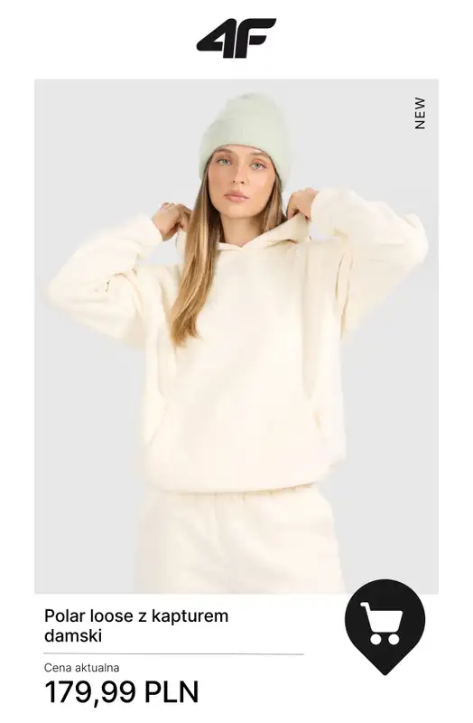 4F - gazetka promocyjna Polary damskie od piątku 02.01  - strona 5