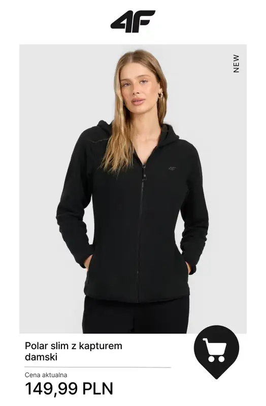 4F - gazetka promocyjna Polary damskie od piątku 02.01  - strona 8