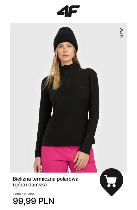 4F - gazetka promocyjna Polary damskie od piątku 02.01  - strona 3