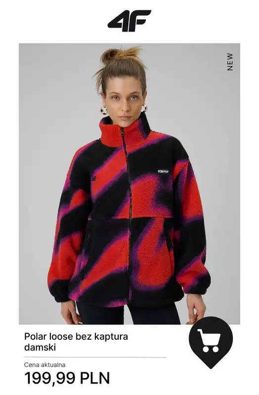 4F - gazetka promocyjna Polary damskie od piątku 02.01  - strona 10