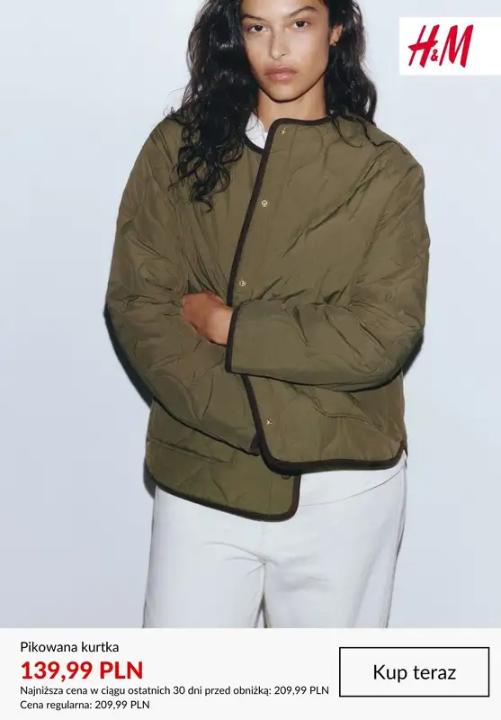 H&M - gazetka promocyjna WYPRZEDAŻ: kurtki i płaszcze damskie od poniedziałku 05.01  - strona 9
