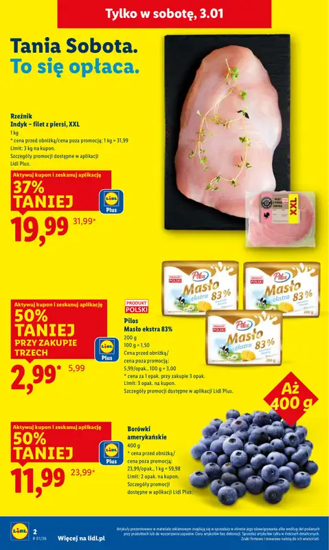 Lidl - gazetka promocyjna Oferta Ważna Od 2.01 Do 3.01 od piątku 02.01 do soboty 03.01 - strona 2