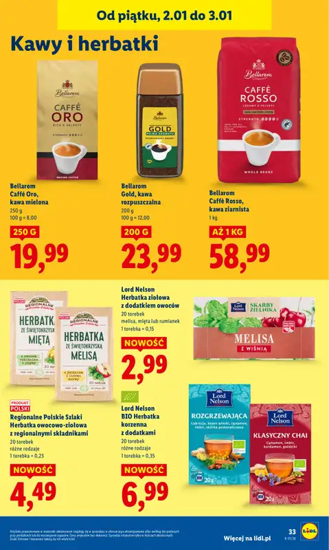 Lidl - gazetka promocyjna Oferta Ważna Od 2.01 Do 3.01 od piątku 02.01 do soboty 03.01 - strona 35