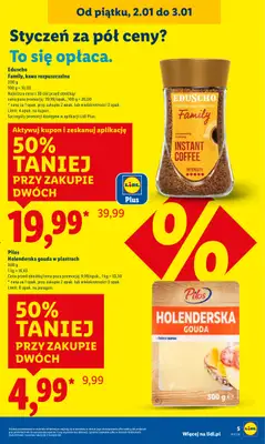 Lidl - gazetka promocyjna Oferta Ważna Od 2.01 Do 3.01 od piątku 02.01 do soboty 03.01 - strona 5