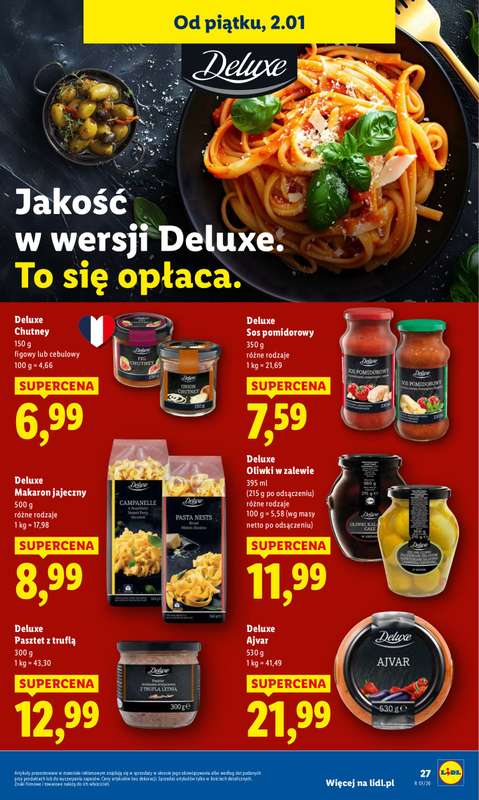 Lidl - gazetka promocyjna Oferta Ważna Od 2.01 Do 3.01 od piątku 02.01 do soboty 03.01 - strona 29