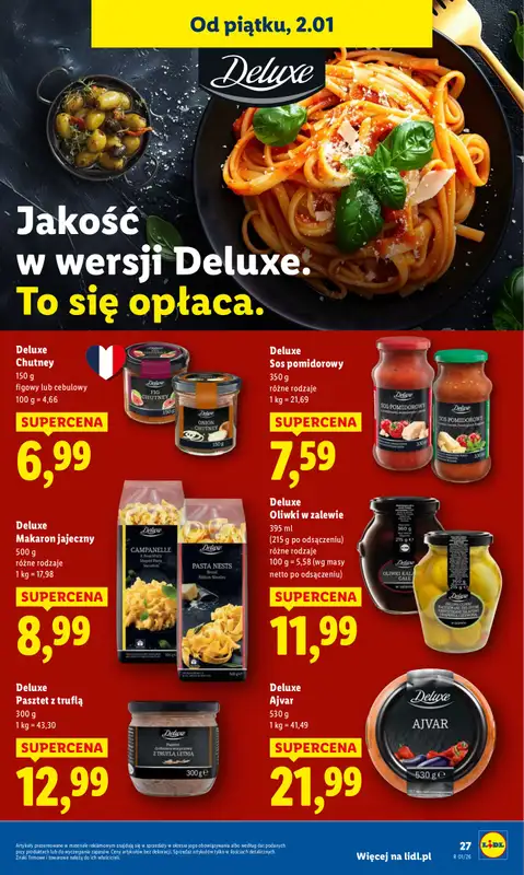 Lidl - gazetka promocyjna Oferta Ważna Od 2.01 Do 3.01 od piątku 02.01 do soboty 03.01 - strona 29
