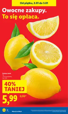 Lidl - gazetka promocyjna Oferta Ważna Od 2.01 Do 3.01 od piątku 02.01 do soboty 03.01 - strona 16