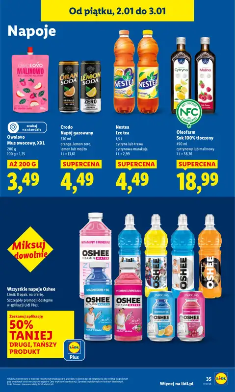 Lidl - gazetka promocyjna Oferta Ważna Od 2.01 Do 3.01 od piątku 02.01 do soboty 03.01 - strona 37