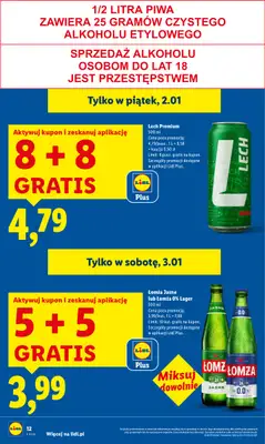 Lidl - gazetka promocyjna Oferta Ważna Od 2.01 Do 3.01 od piątku 02.01 do soboty 03.01 - strona 12