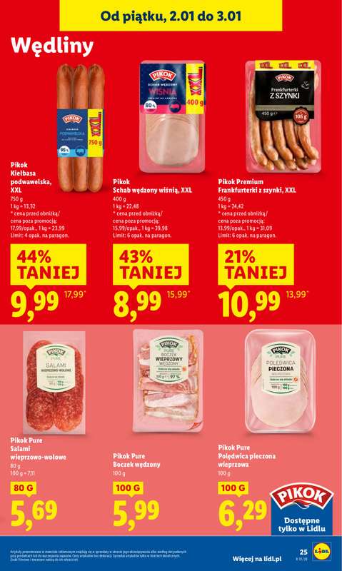 Lidl - gazetka promocyjna Oferta Ważna Od 2.01 Do 3.01 od piątku 02.01 do soboty 03.01 - strona 27