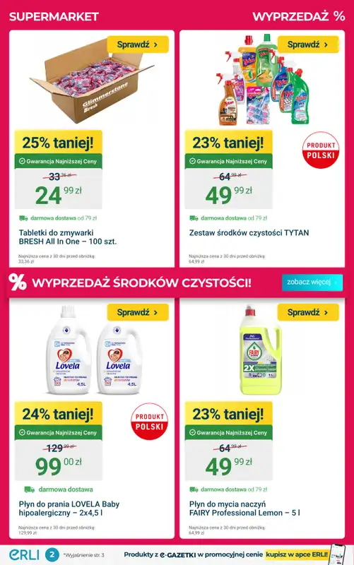 ERLI - gazetka promocyjna POLOWANIE NA HIT - supermarket i artykuły dla pupila!   - strona 2