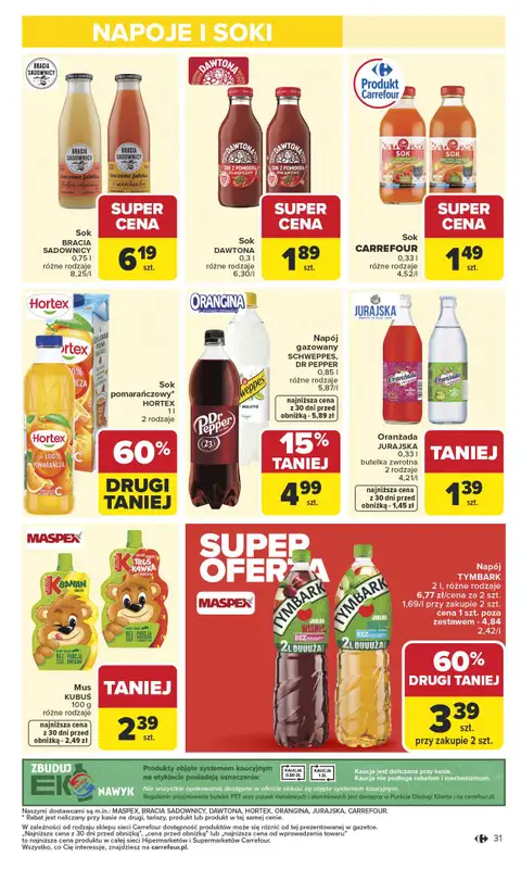 Carrefour - gazetka promocyjna Gazetka Carrefour od poniedziałku od poniedziałku 05.01 do soboty 10.01 - strona 33