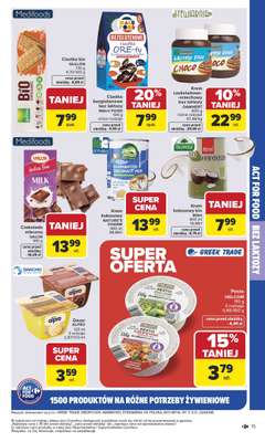 Carrefour - gazetka promocyjna Gazetka Na różne potrzeby żywieniowe od poniedziałku 05.01 do soboty 17.01 - strona 15