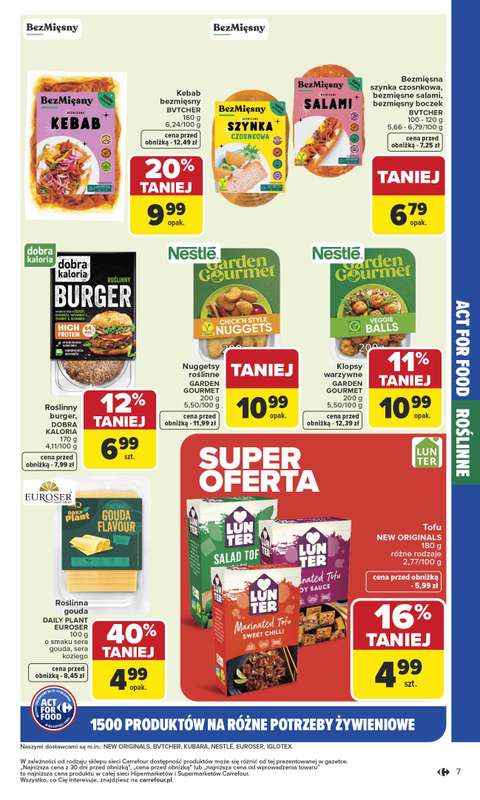 Carrefour - gazetka promocyjna Gazetka Na różne potrzeby żywieniowe od poniedziałku 05.01 do soboty 17.01 - strona 7