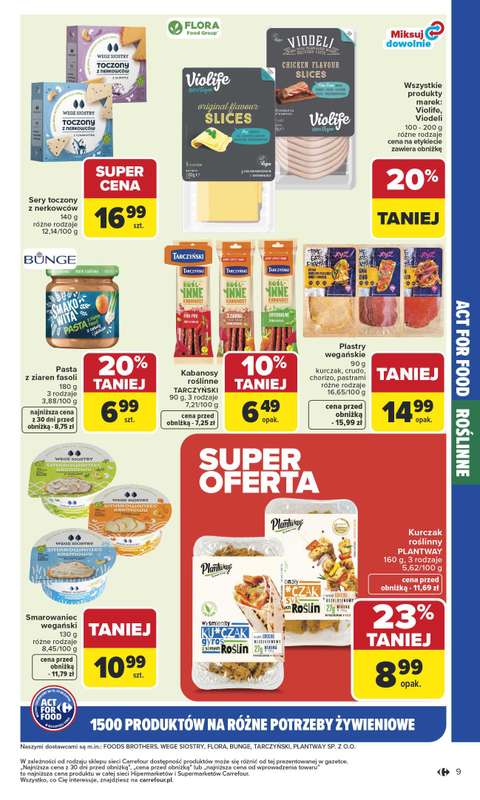 Carrefour - gazetka promocyjna Gazetka Na różne potrzeby żywieniowe od poniedziałku 05.01 do soboty 17.01 - strona 9