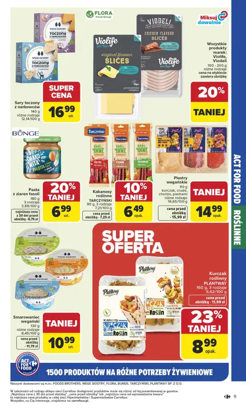 Carrefour - gazetka promocyjna Gazetka Na różne potrzeby żywieniowe od poniedziałku 05.01 do soboty 17.01 - strona 9