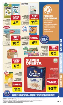 Carrefour - gazetka promocyjna Gazetka Na różne potrzeby żywieniowe od poniedziałku 05.01 do soboty 17.01 - strona 17