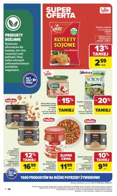 Carrefour Market - gazetka promocyjna Gazetka Na różne potrzeby żywieniowe od poniedziałku 05.01 do soboty 17.01 - strona 4