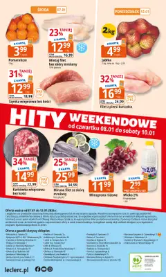 Leclerc - gazetka promocyjna Oferta E.Leclerc I Tanio to tu! od środy 07.01 do poniedziałku 12.01 - strona 24